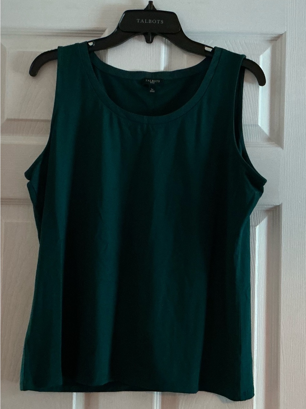 Talbots Women’s Sleeveless Tank Top - Teal Green